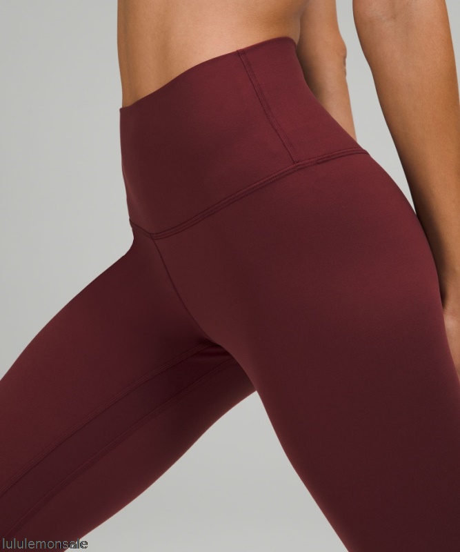 Lululemon Damen DELULU209 | Roter Merlot Ausrichten Hochhaus Ernte 23